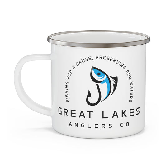Great Lakes Anglers Co Enamel Mug